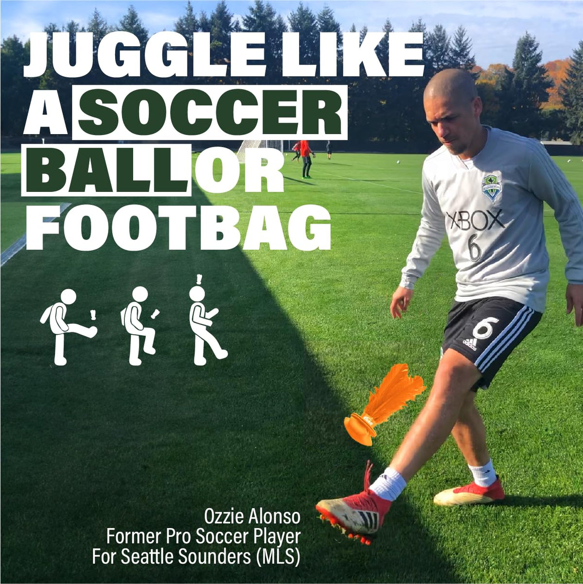 Kickit travel-friendly pack fits in a bag for on-the-go practice.