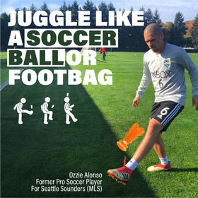 Kickit travel-friendly pack fits in a bag for on-the-go practice.
