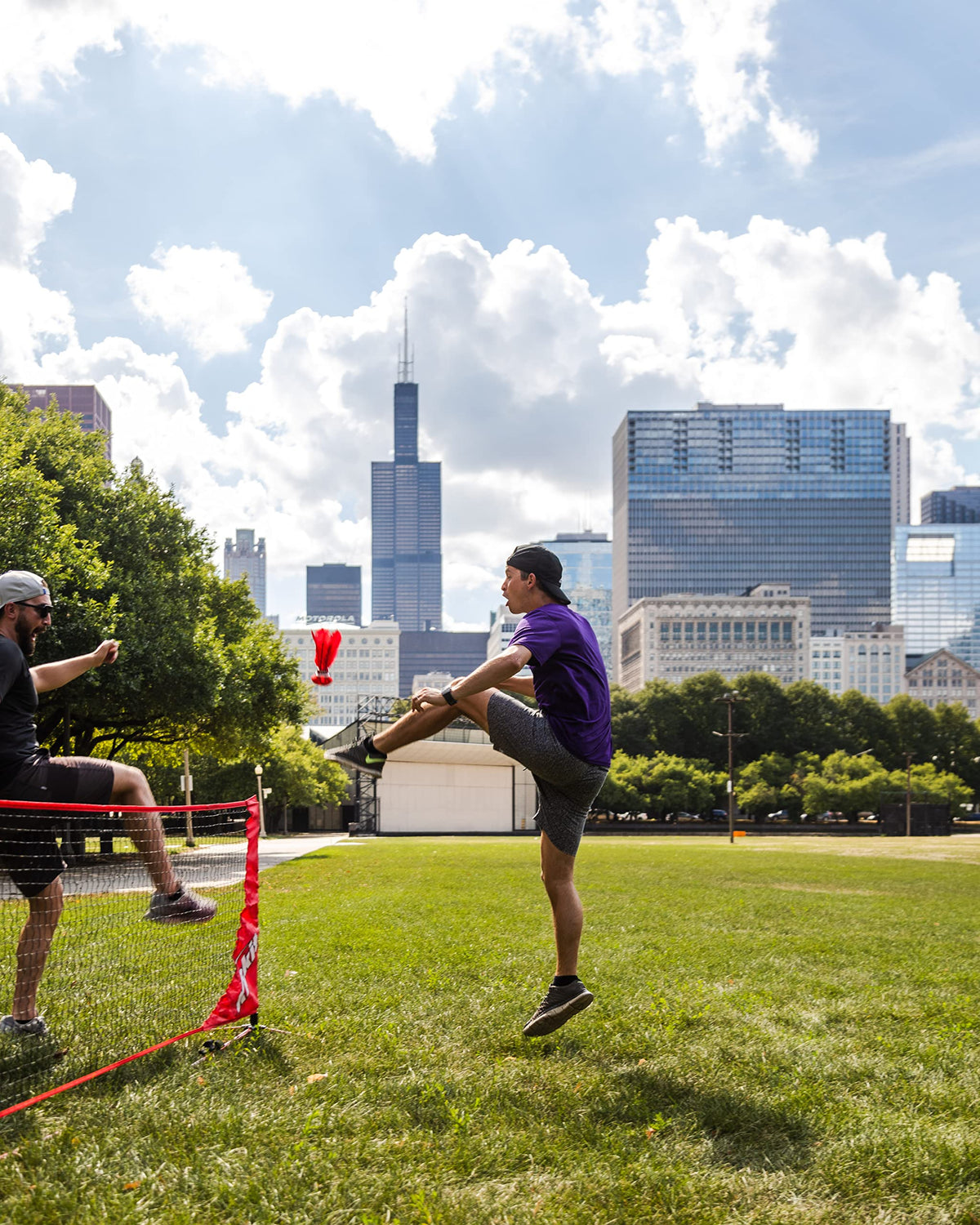 Kickit travel-friendly pack highlights portability for games on the go.