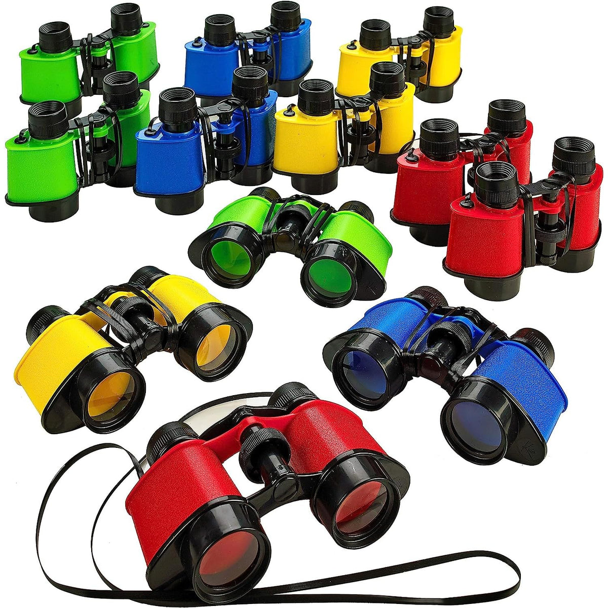 Kicko toy binoculars for kids, viewing birds; ideal for beginner bird-watching adventures.