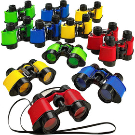 Kicko toy binoculars for kids, viewing birds; ideal for beginner bird-watching adventures.