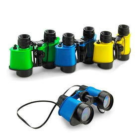 Kicko binoculars with neck string for easy carry on adventures.