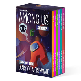 Kid-Fi Media Among Us boxed set cover image invites reading adventures for kids.