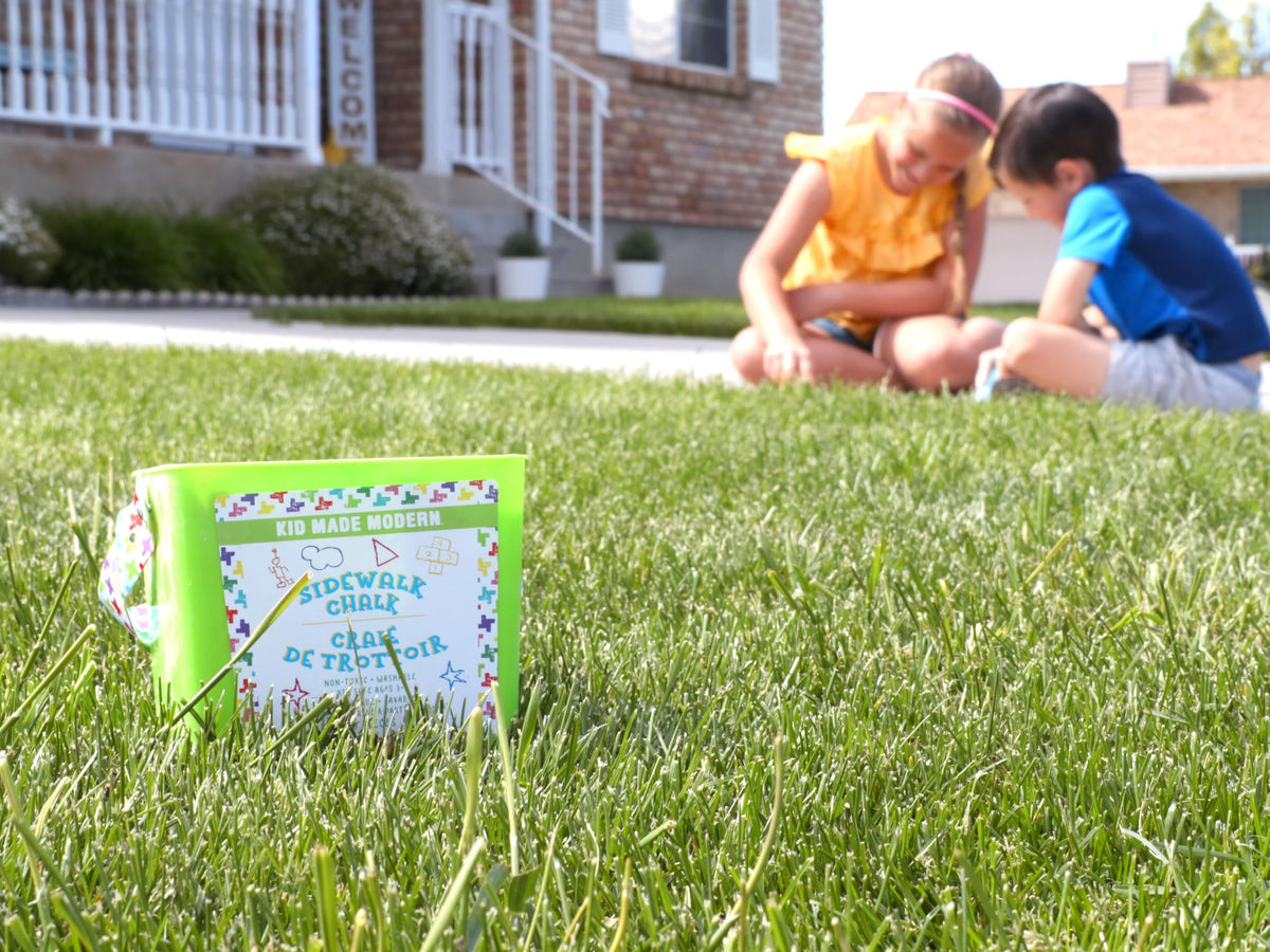 Kid Made Modern outdoor art activity kit fuels backyard creativity.