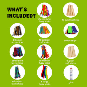 Kid Made Modern pipe cleaners close-up, colorful and versatile for quick projects