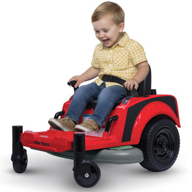 Kid Trax 12V Zero Turn Mower Jr. realistic design for toddler pretend yard work