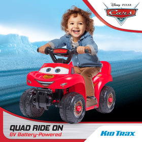 Kid Trax 6-volt battery charger included for quick recharges.