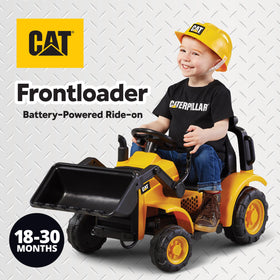 Kid Trax Frontloader toy hard hat ready for imaginative outdoor role play.