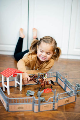 KIDBEST Appaloosa horse 5-inch adds realistic detail for engaging storytelling.