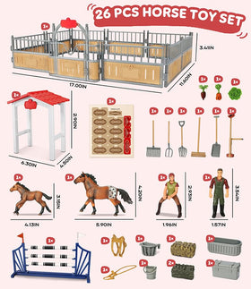 KIDBEST Mustang foal 4-inch encourages nurturing care and motor skill practice.