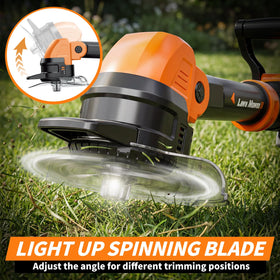 KidBloom kids lawn mower with lights enhances pretend play and visual engagement.