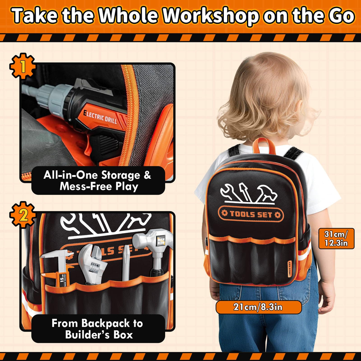 KidBloom safety helmet protects budding builders during pretend construction