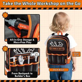 KidBloom safety helmet protects budding builders during pretend construction