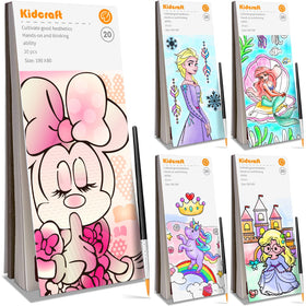 Kidcraft Paint with Water coloring book cover showing vibrant, mess-free artistry