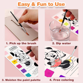 Kidcraft Paint with Water pocket-sized kit is ideal for travel