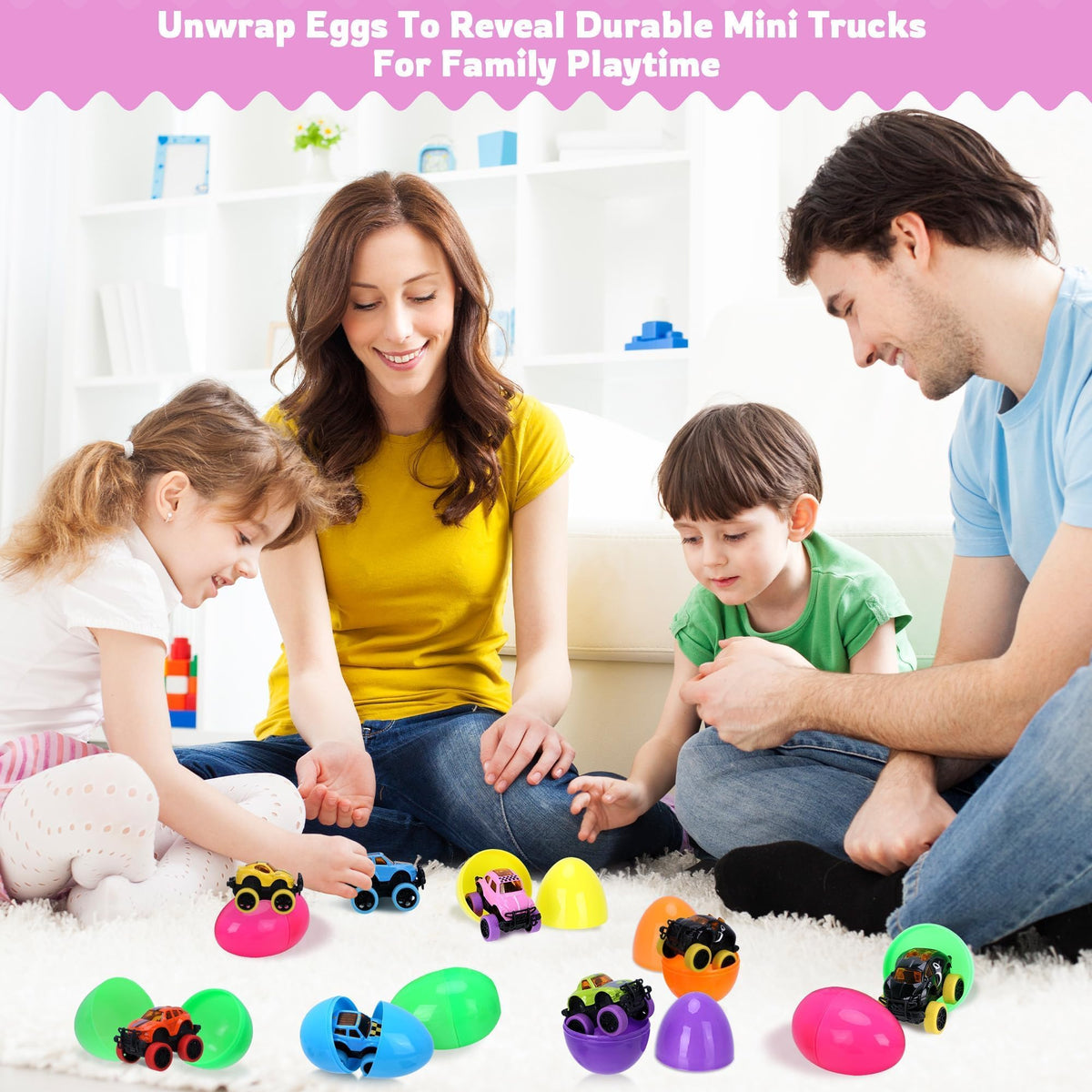 Kiddelo set includes 12 cars across four designs for diverse collection.