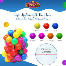 Kiddey ball color spectrum with seven vibrant colors to spark activity.
