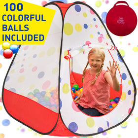 Kiddey ball pit for multiple kids during family play.