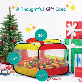 Kiddey ball pit pop-up tent ideal for playrooms and daycare corners.