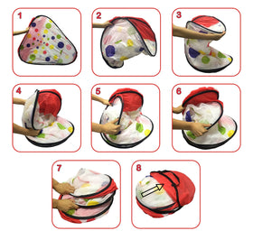 Kiddey carry bag for easy storage after play.