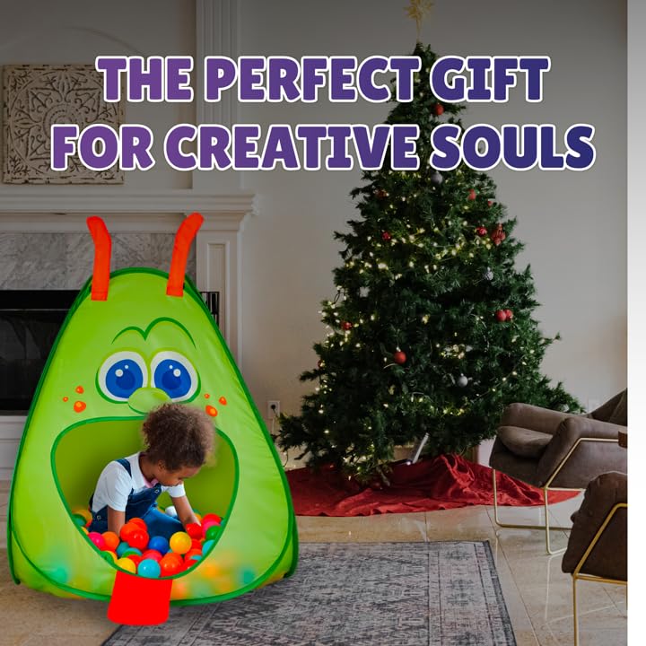 Kiddey Caterpillar pop-up setup in seconds for quick fun