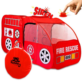 Kiddey fire truck play tent makes a great gift for birthdays and holidays.