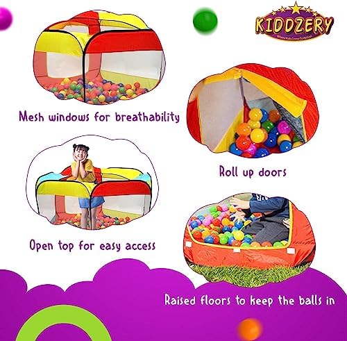 Kiddey indoor-outdoor ball pit with washable fabric