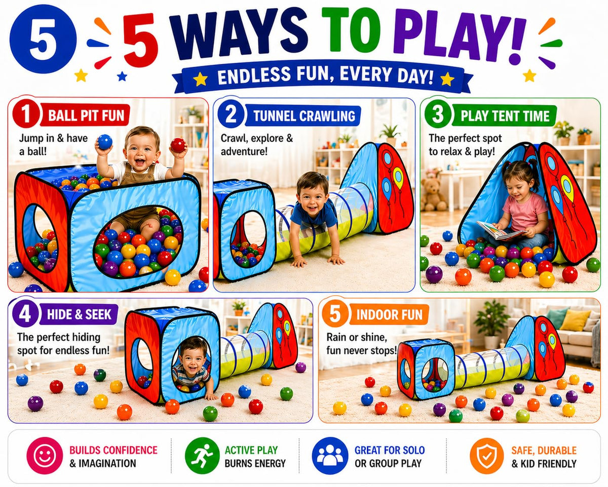 Kiddey multi-use play set for indoor and outdoor adventures.