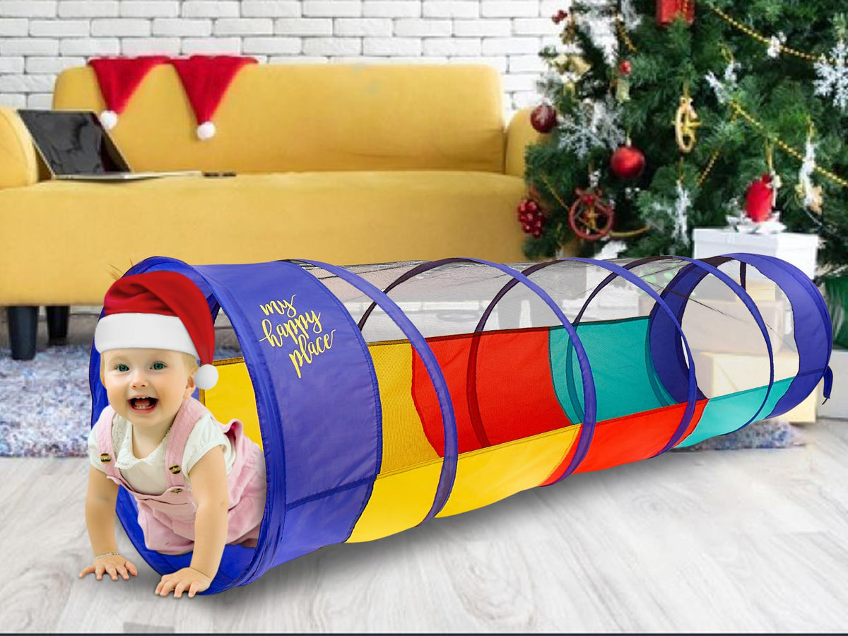 Kiddey Play Tunnel pop-up design for quick setup and portable fun