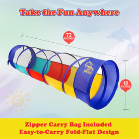Kiddey Play Tunnel portable backyard fun for parks and trips