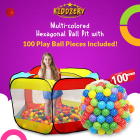 Kiddey pop-up ball pit setup showing quick playtime