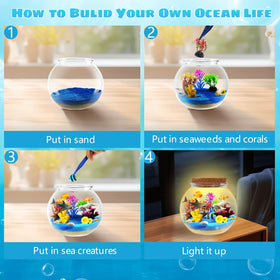 Kiddgroo kids assembling the terrarium encourages fine motor skills and teamwork.