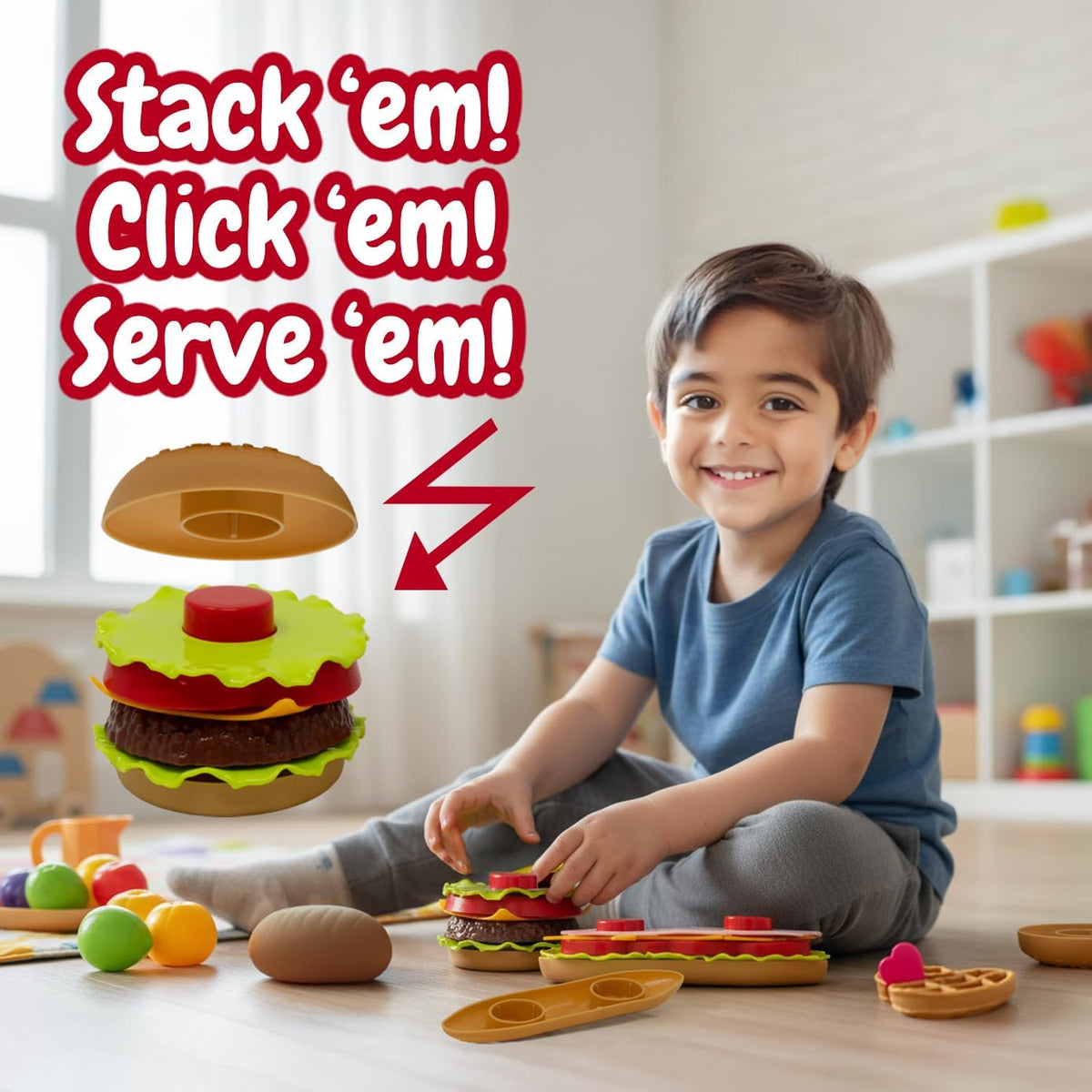 Kiddie Play drinks bottles for mix-and-match beverages during pretend meals