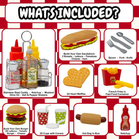 Kiddie Play fries piece for tactile play and pretend meals