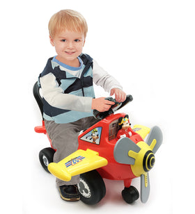 Kiddieland Mickey Plane features a moving Mickey for interactive play.