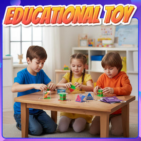 KiddieLoot durable plastic cubes withstand active play and reuse