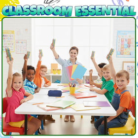 KiddieLoot kids holding colorful crayons in a playful coloring moment