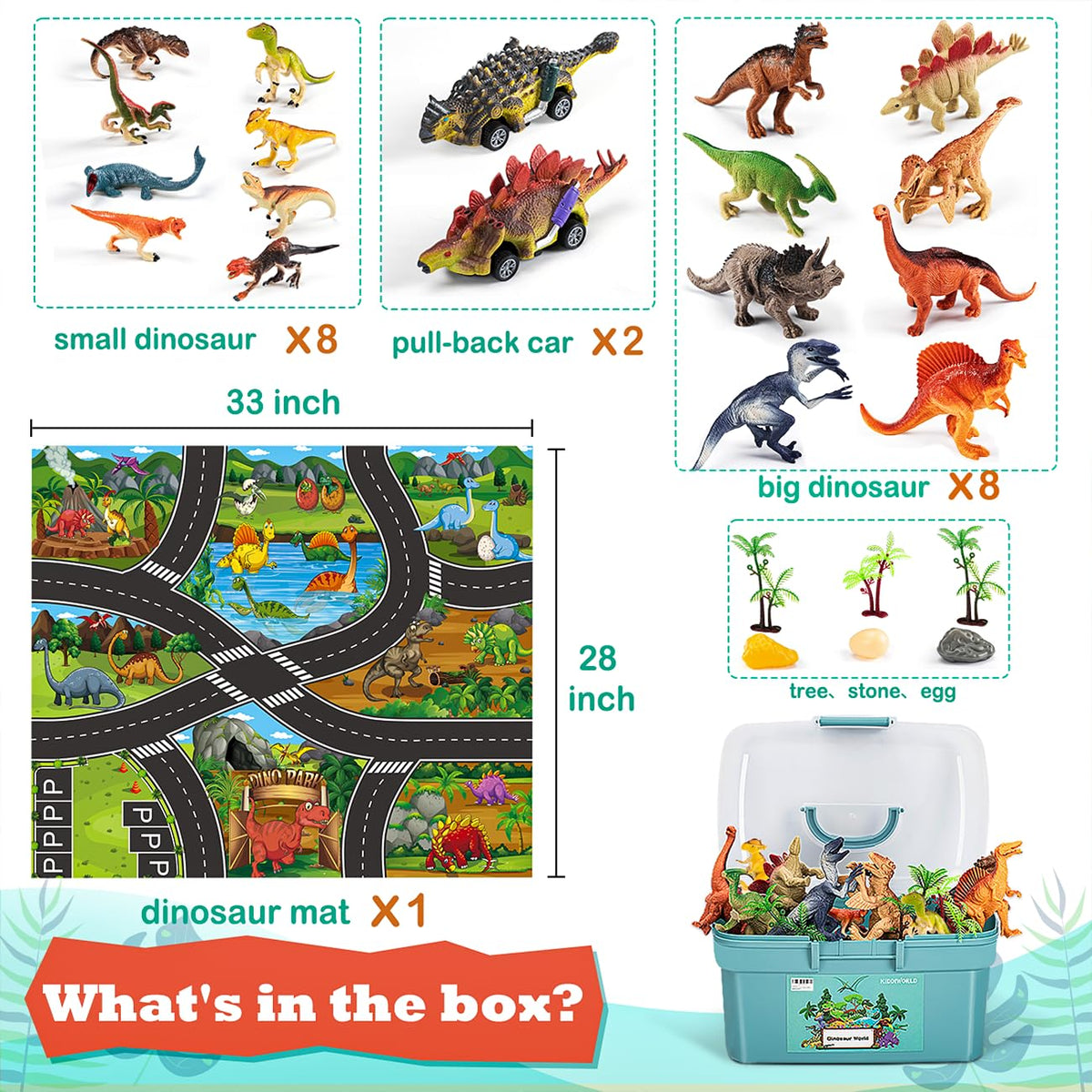 Kiddiworld storage case keeps pieces organized and portable.