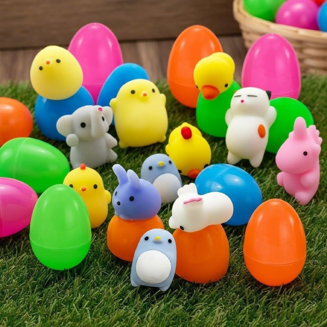 Kiddokids egg hunt fun with vibrant eggs and soft squishies
