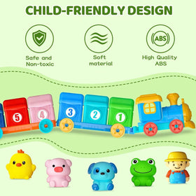 KiddoTOYZ farm animals finger puppets spark imaginative storytelling.