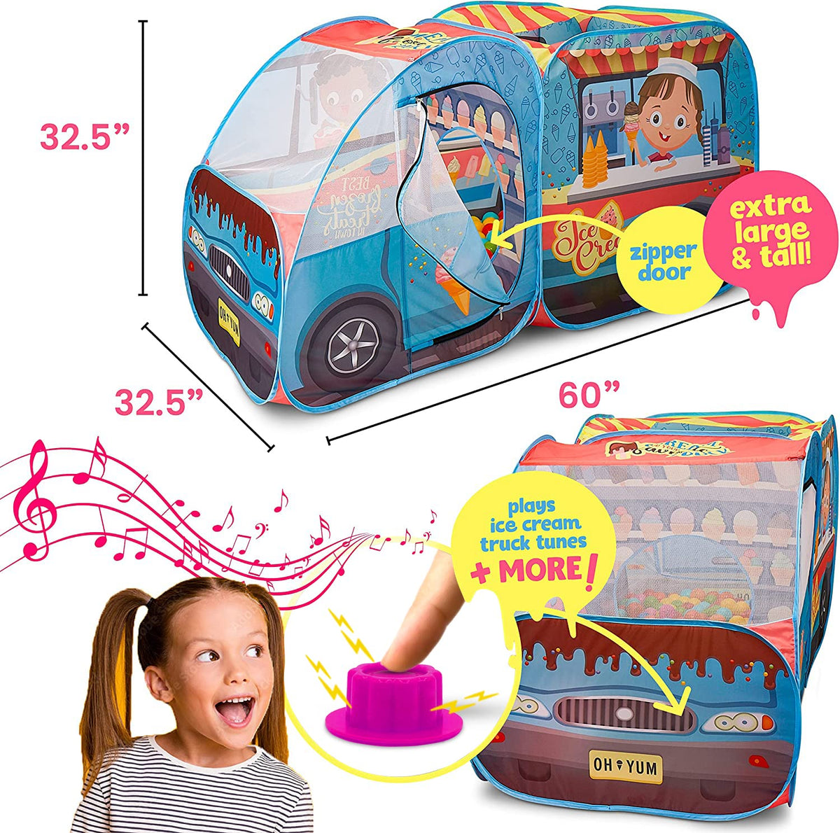 Kiddzery 14-piece ice cream set supports creative pretend orders