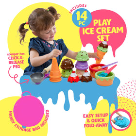 Kiddzery musical button lights up and plays six ice cream tunes