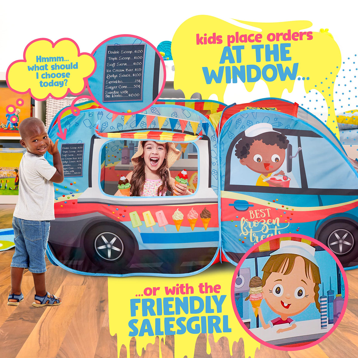 Kiddzery tent ready for gifting on birthdays and holidays