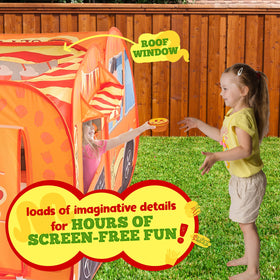 Kiddzery Play money and QR-code interaction sparks basic math play.