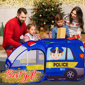 Kiddzery Police Car Pop Up Tent gift idea that stands out
