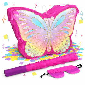 KiDEPOCH butterfly pinata, complete set for games and treats