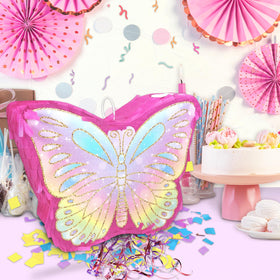 KiDEPOCH butterfly pinata fill-marker guides quick candy loading