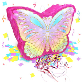 KiDEPOCH butterfly pinata overall view adds festive color to birthday decor