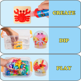 Kidisego Aqua Fairy gel colors, 40 bottles, vibrant options for play