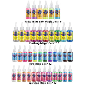 Kidisego Sparkling gels and glow options spark imagination